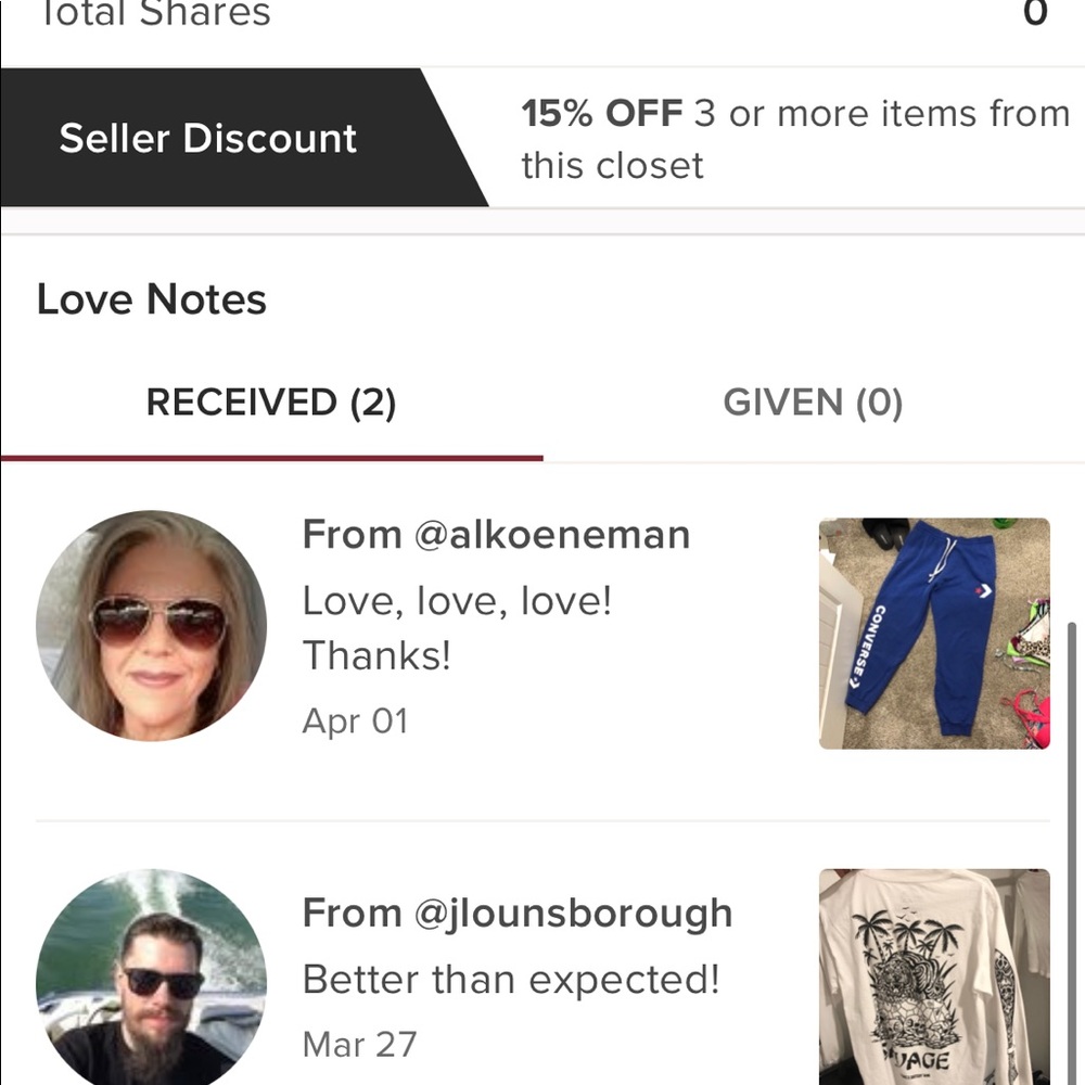 Never a bad review! Always happy buyers.